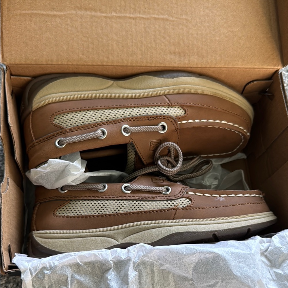 Boy’s Sperry Brown Boat Shoes